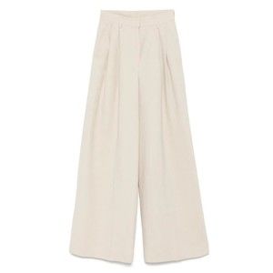 Antonelli Ecru Pleated Trousers - NWT